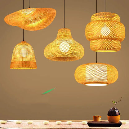 Handgemaakte Rotan Hanglamp Voor Natuurlijke Sfeer In Huis
