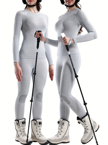 Thermisch Ondergoedset voor Dames – Sportieve Onderlaag voor Winteractiviteiten
