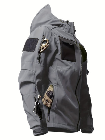 Heren Outdoor Jas met Capuchon voor Lente en Herfst