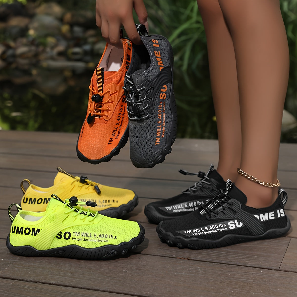 Dames Lichtgewicht Waterschoenen – Sneldrogend & Anti‑Slip voor Strand, Zwemmen & Outdoor