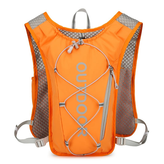 Reflecterende Sportrugzak – Multifunctionele Rugtas met Waterfleshouder voor Fietsen & Hardlopen