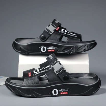 Heren Slippers – Sportieve Antislip Zomersandalen
