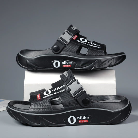 Heren Slippers – Sportieve Antislip Zomersandalen