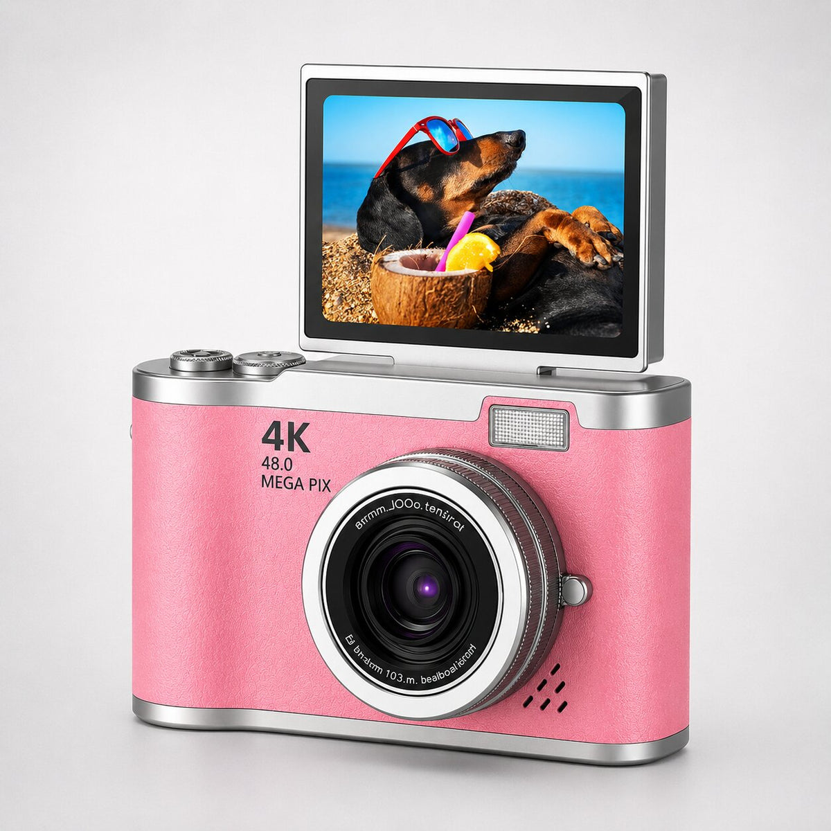 Kleine Digitale Camera met Klapdisplay voor Foto’s Video’s en Dagelijkse Opnames