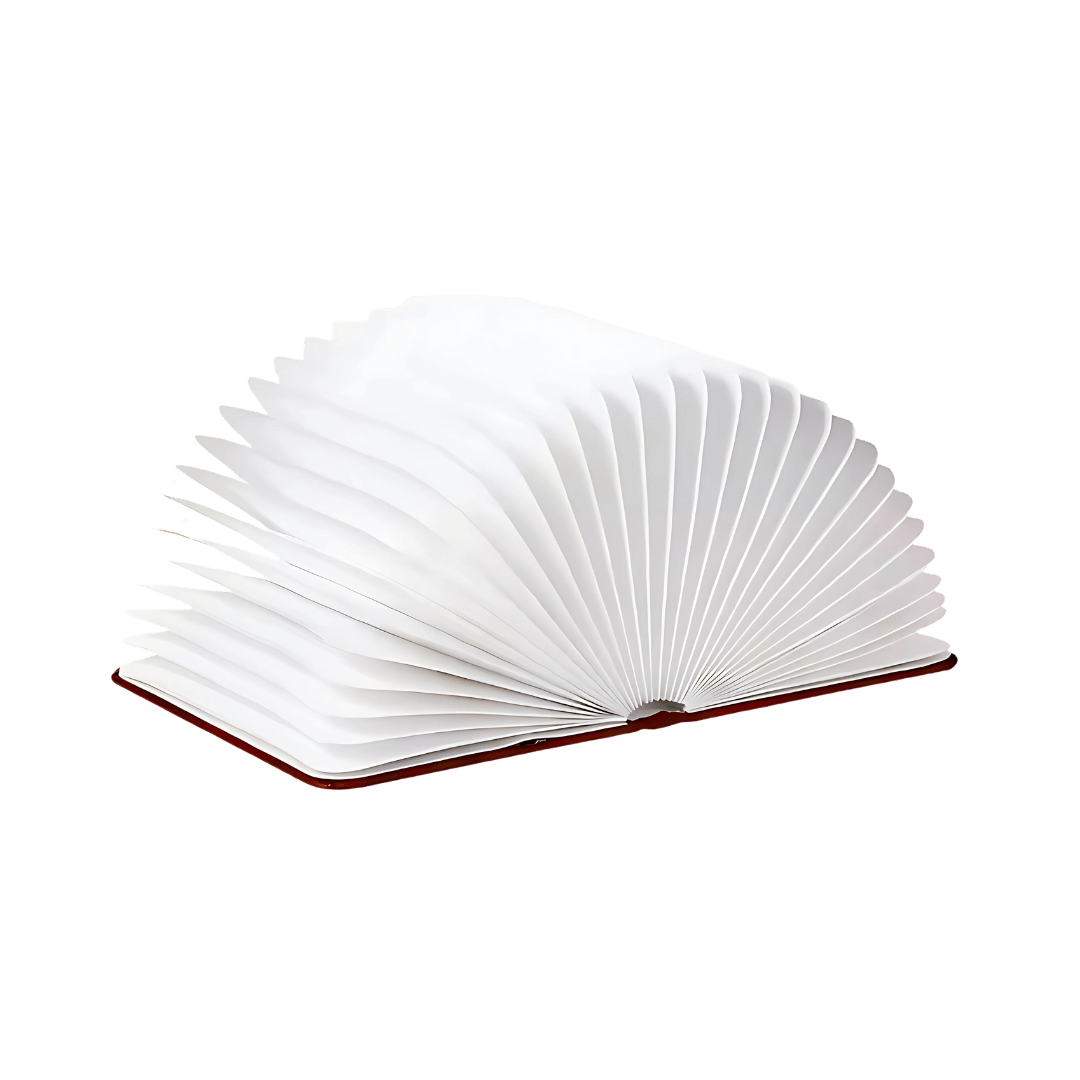 Opvouwbare Boeklamp Met Hout En Papier Voor Creatieve En Draagbare Sfeerverlichting