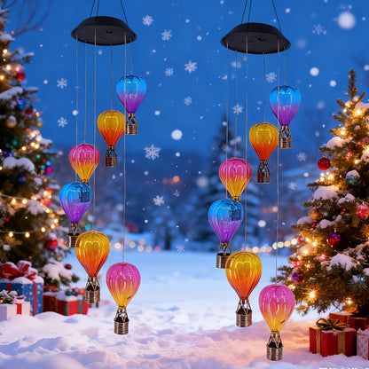 Zonne‑energie Luchtballon Windgong met Licht