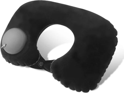 Opblaasbaar Reiskussen Met Geïntegreerde Handpomp Voor Comfortabele Ondersteuning Onderweg