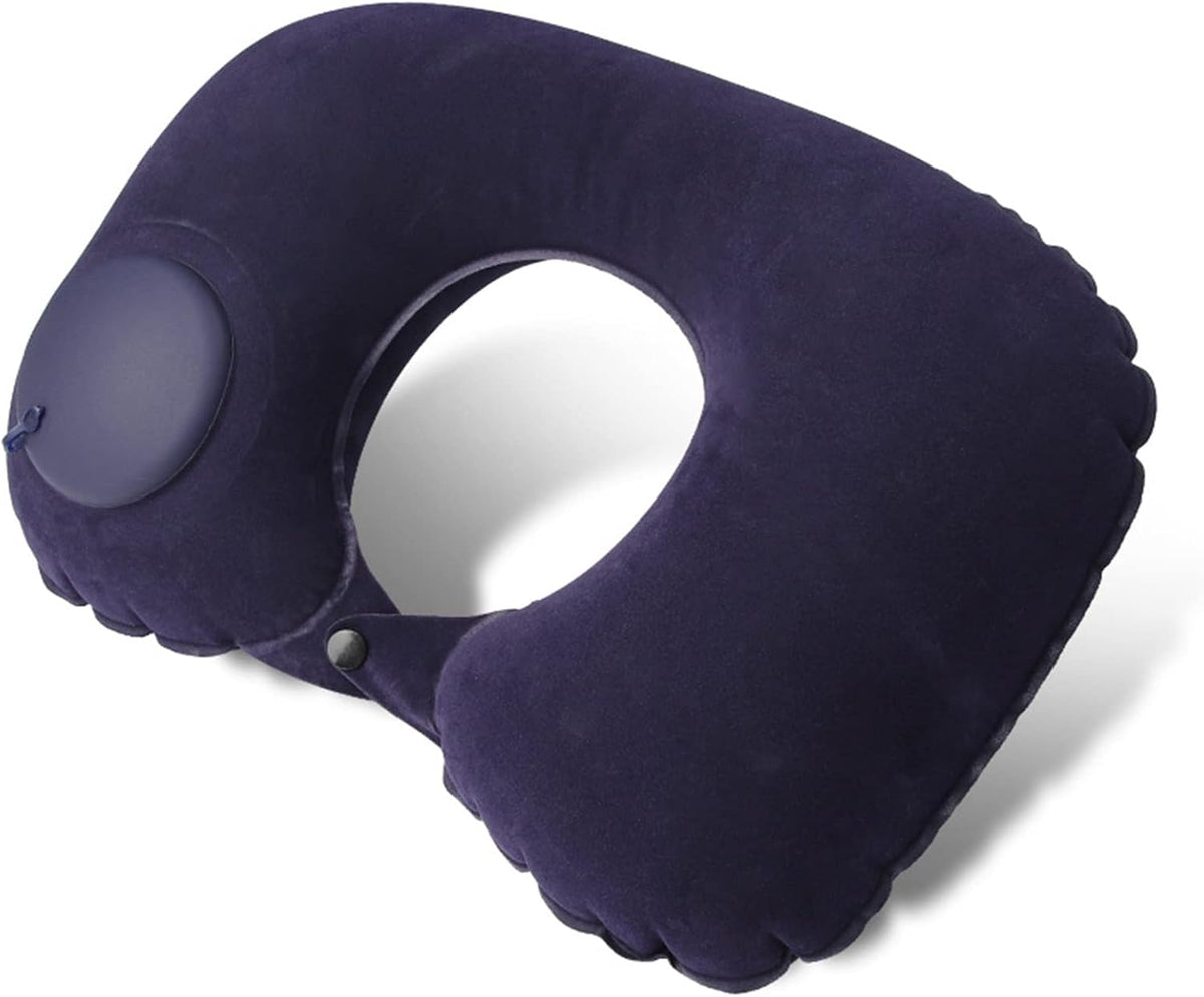 Opblaasbaar Reiskussen Met Geïntegreerde Handpomp Voor Comfortabele Ondersteuning Onderweg