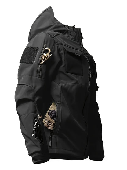 Heren Outdoor Jas met Capuchon voor Lente en Herfst