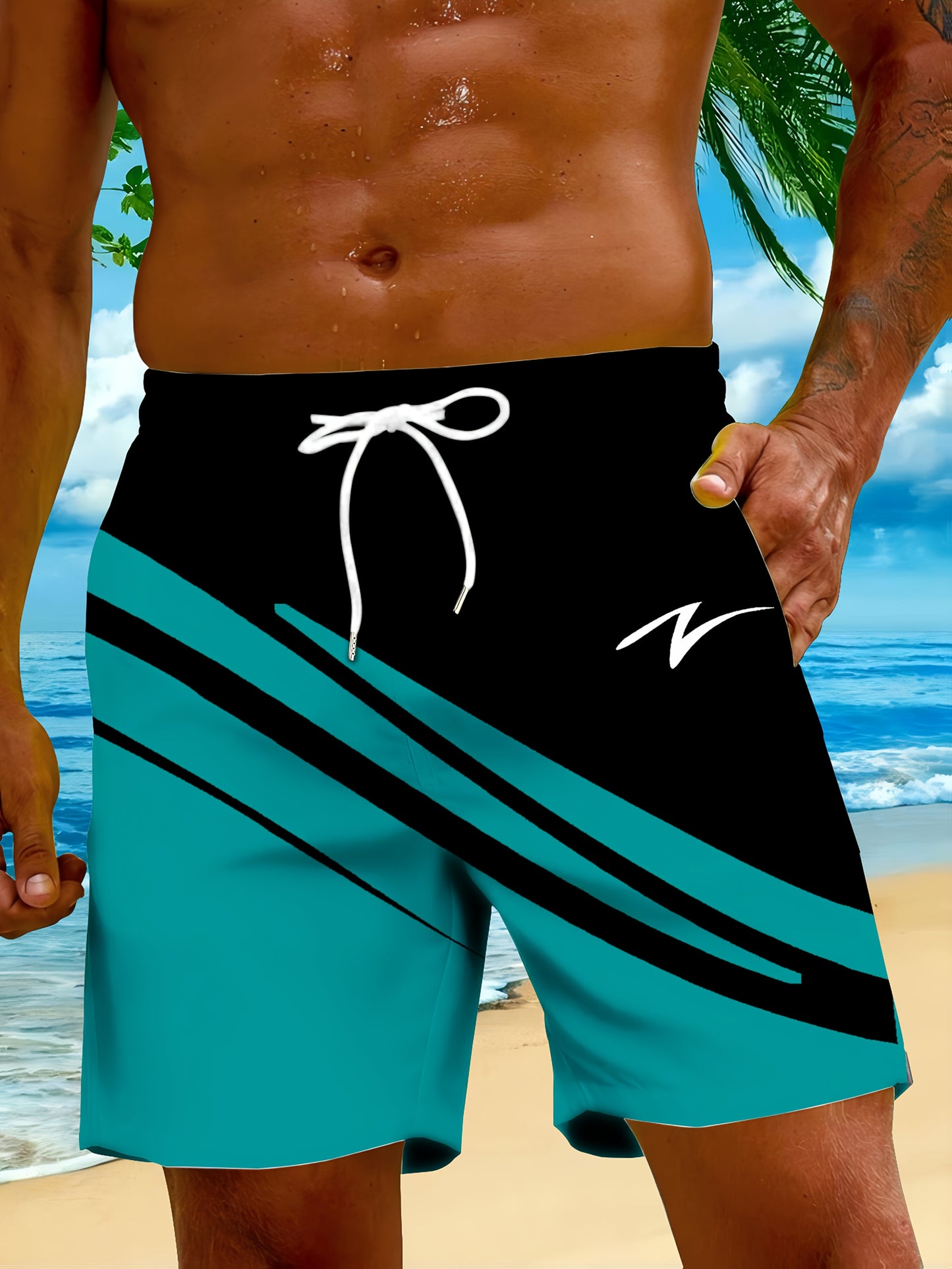 Heren Strandshorts – Comfortabele Outdoor Zwembroek