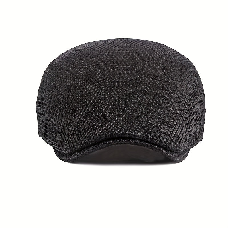 Modieuze Ademende Mesh Newsboy Cap