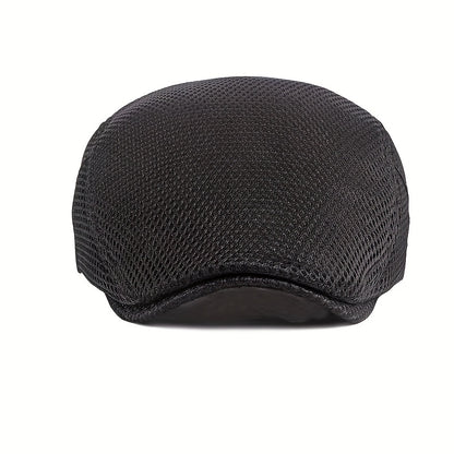 Modieuze Ademende Mesh Newsboy Cap