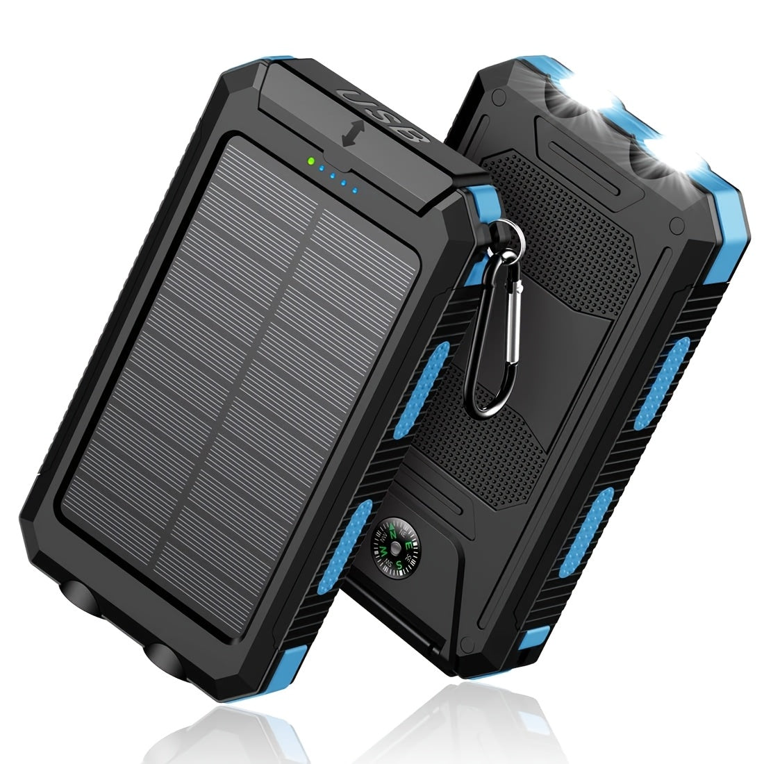 Solar Powerbank 8000mAh – Draagbare Noodstroom voor Outdoor en Reizen