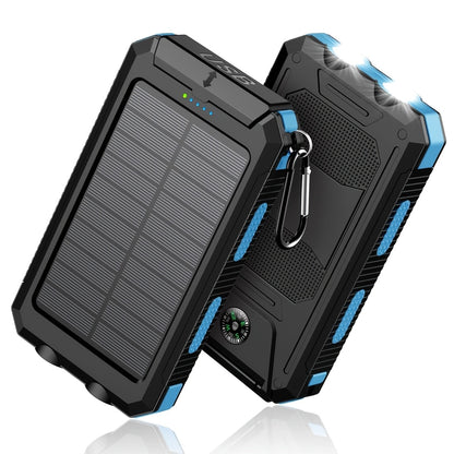Solar Powerbank 8000mAh – Draagbare Noodstroom voor Outdoor en Reizen