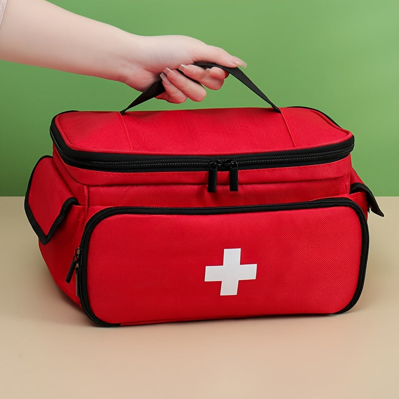 SafePack EHBO Medicijnbox – Grote Georganiseerde Medische Tas met Meerdere Vakken