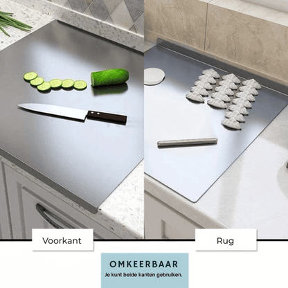 Roestvrijstalen Snijplank Voor Hygiënische En Duurzame Keukenvoorbereiding