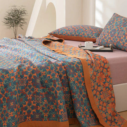 Zeslaags Quilt Van Polyester Met Zacht Comfort En Fris Patroon