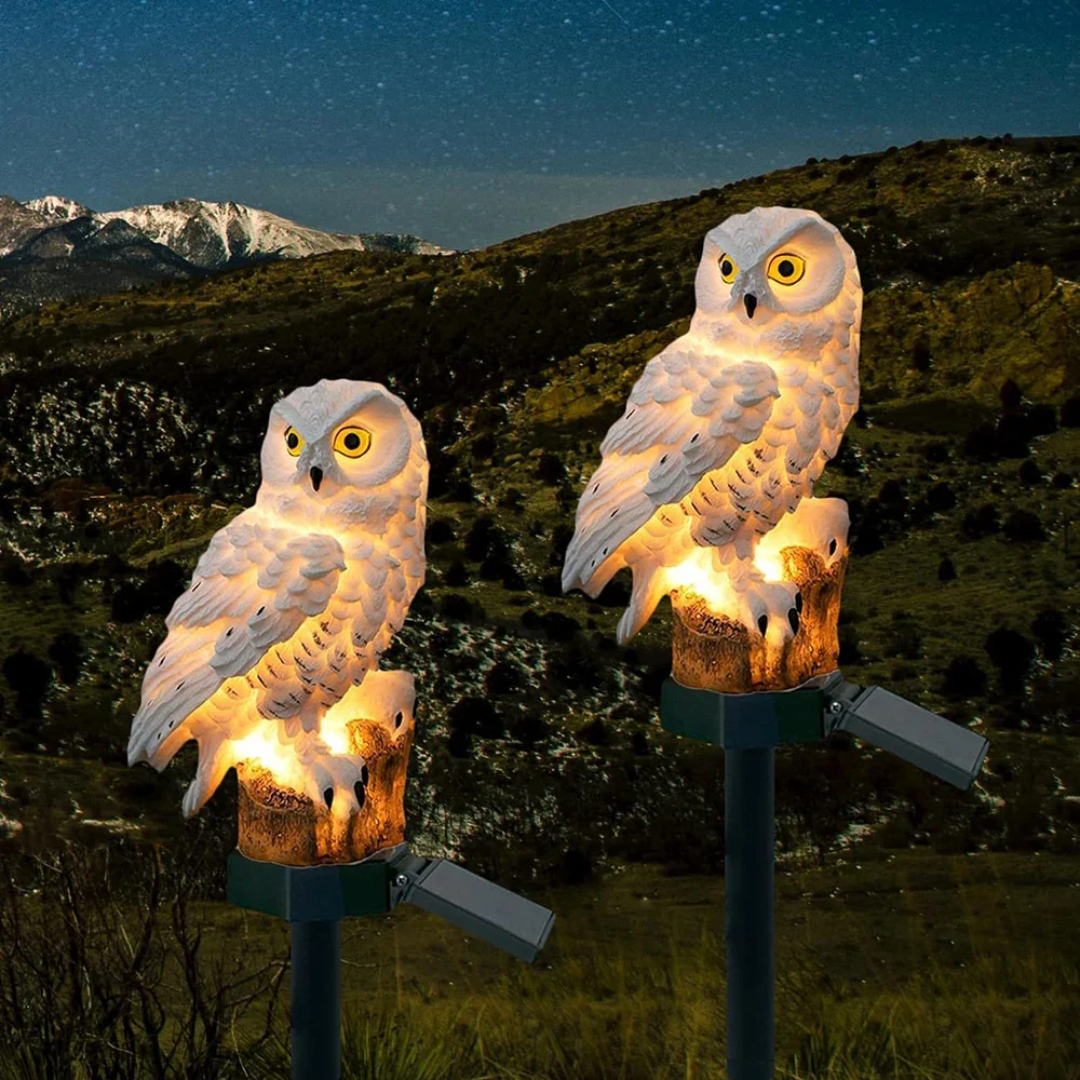 Solar Uilen Tuinlamp Voor Warme Sfeerverlichting In Elke Buitenruimte