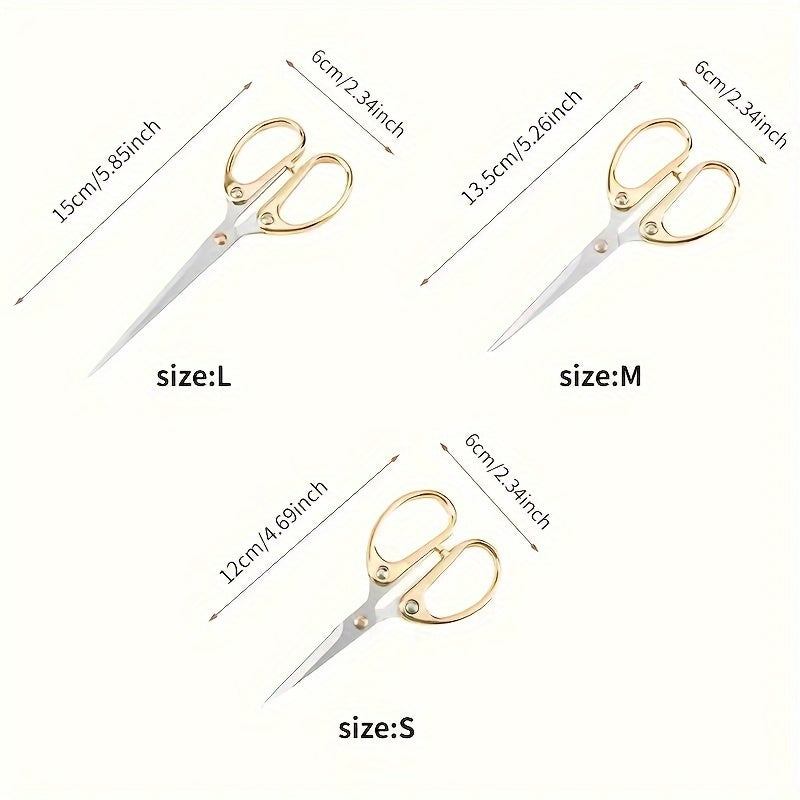 Scharenset – 3-Delige Ultra-Scherpe Roestvrije Kantoor- & Hobbytools