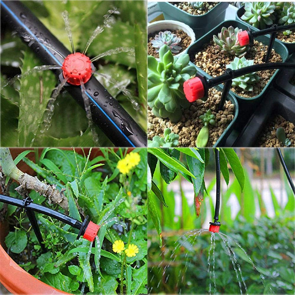 Instelbare Druppeltoppers met 360° Waterregeling voor Tuin en Plantenbakken