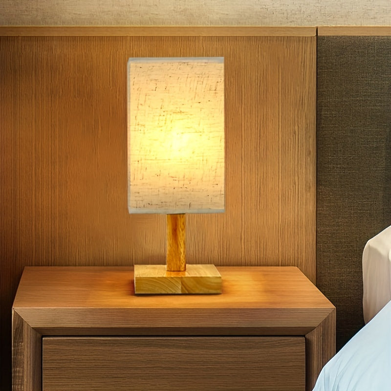 Retro Minimalistische Tafellamp met USB‑Voeding