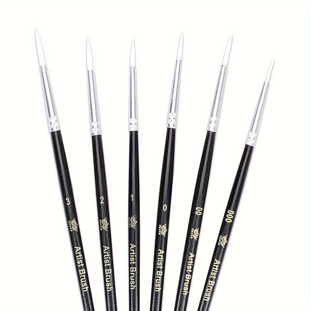 Professionele verfkwastenset – 38 stuks nylon penselen voor acryl, aquarel en olieverf