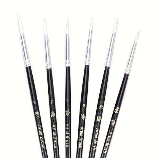 Professionele verfkwastenset – 38 stuks nylon penselen voor acryl, aquarel en olieverf