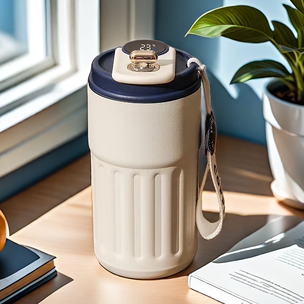 Slim Drinken – Geïsoleerde Reismok met Temperatuurdisplay & 316 RVS
