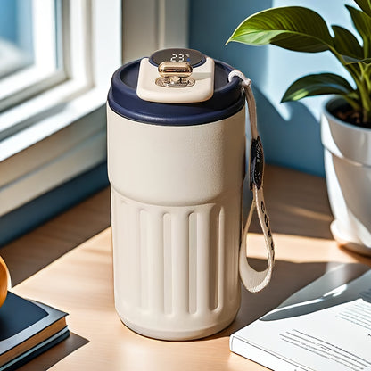 Slim Drinken – Geïsoleerde Reismok met Temperatuurdisplay & 316 RVS