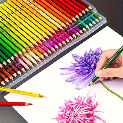 Kleurpotlodenset 72-delig – professionele aquarel- en olieverfpotloden voor school en kunstklassen