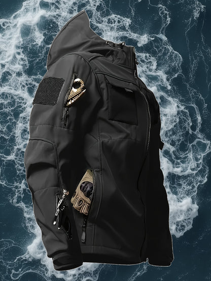 Heren Outdoor Jas met Capuchon voor Lente en Herfst