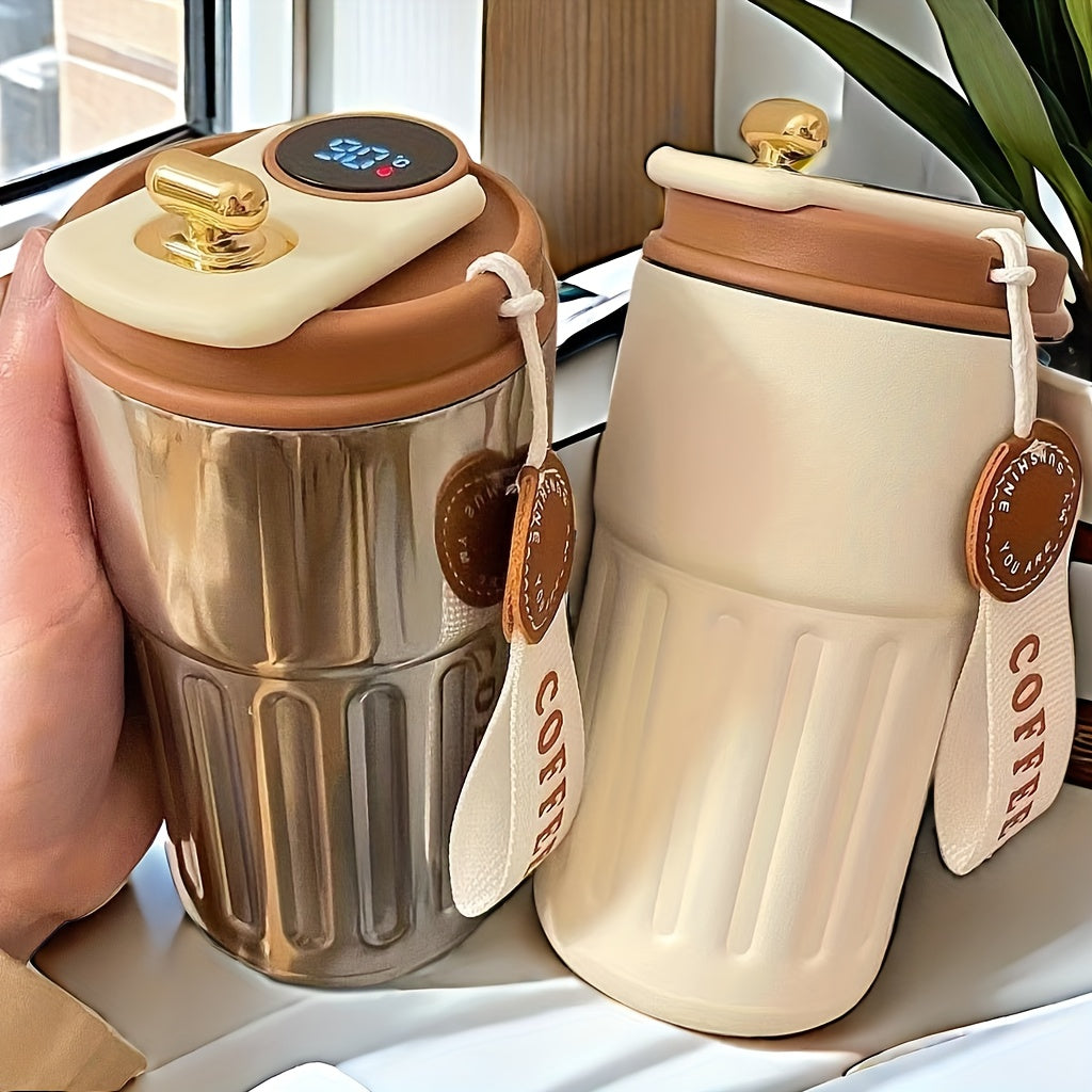 Slim Drinken – Geïsoleerde Reismok met Temperatuurdisplay & 316 RVS