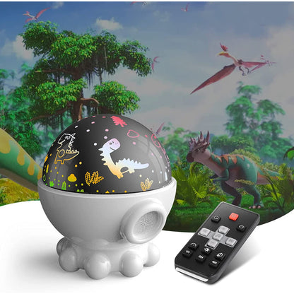 Dinosaurus LED Nachtlamp met Sterrenhemel en Oceaanprojectie