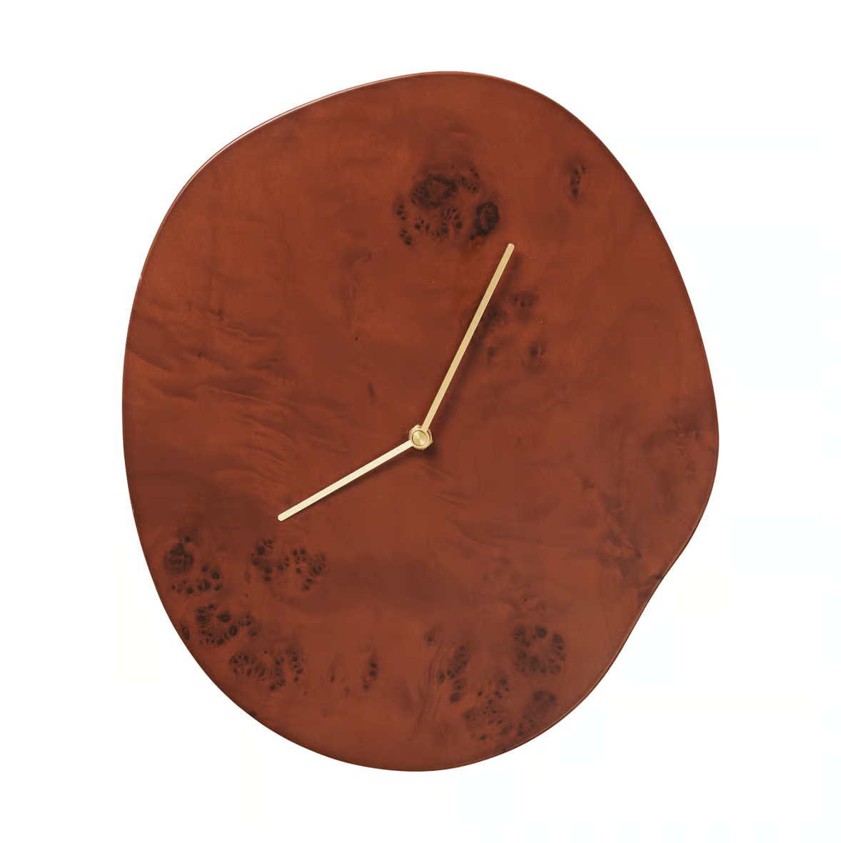 Sculpturale Wandklok Met Organisch Design Voor Moderne En Artistieke Interieurs