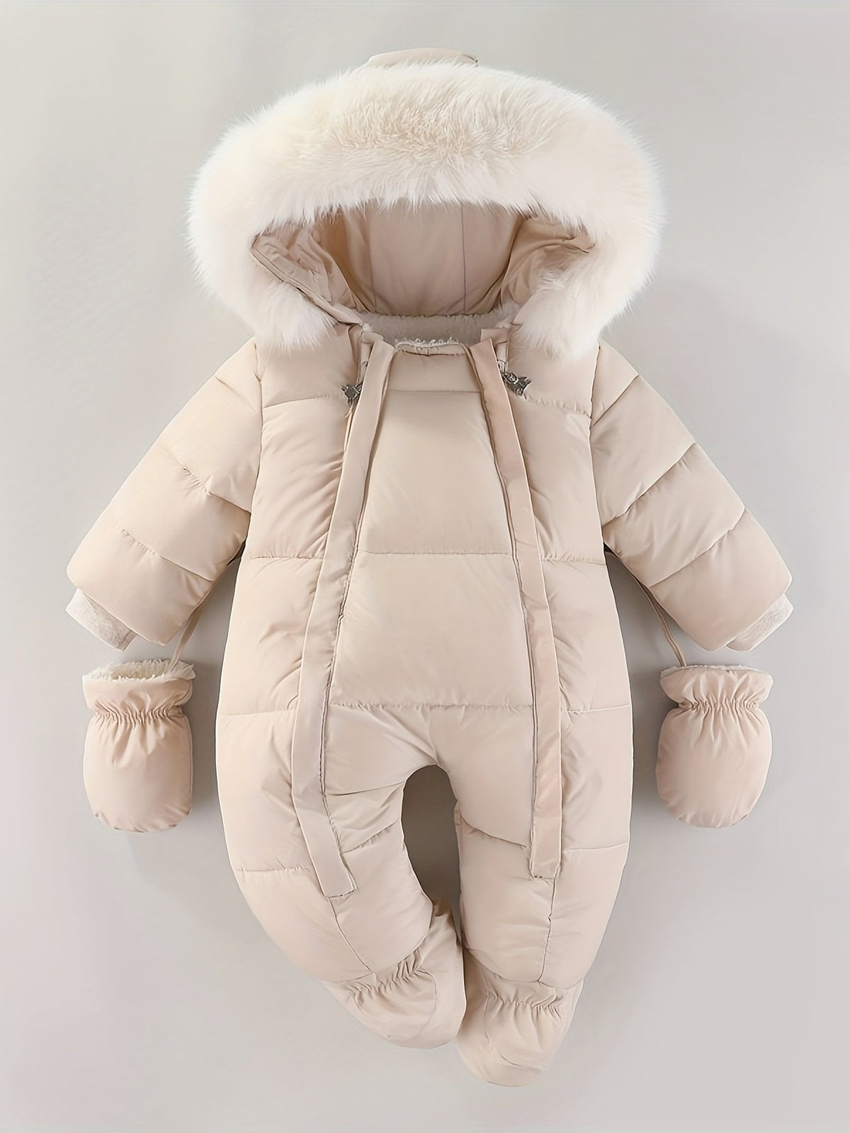 Baby Winteroverall Met Capuchon En Warme Voering