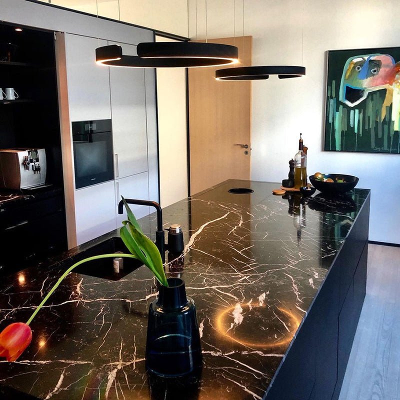 Moderne Ringvormige Hanglamp Met Geïntegreerde LED-Verlichting
