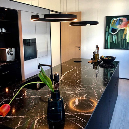 Moderne Ringvormige Hanglamp Met Geïntegreerde LED-Verlichting