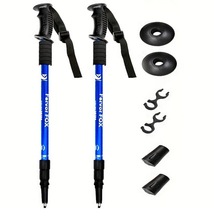 2‑Delige Verstelbare Wandelstokken – Zware Aluminium Trekking Poles voor Outdoor & Reizen