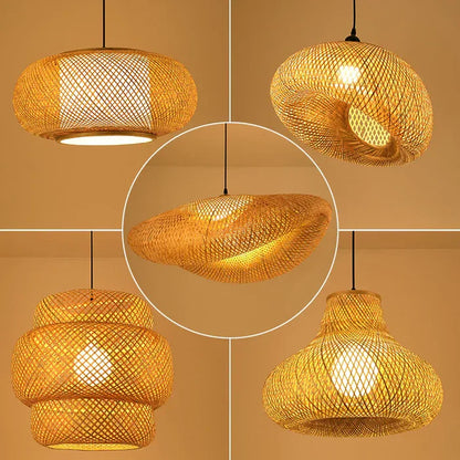 Handgemaakte Rotan Hanglamp Voor Natuurlijke Sfeer In Huis