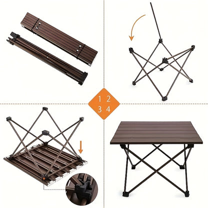 Draagbare Opvouwbare Camping Zijtafel – Compact & Multifunctioneel