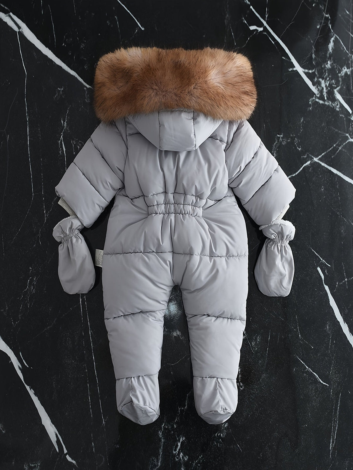Baby Winteroverall Met Capuchon En Warme Voering
