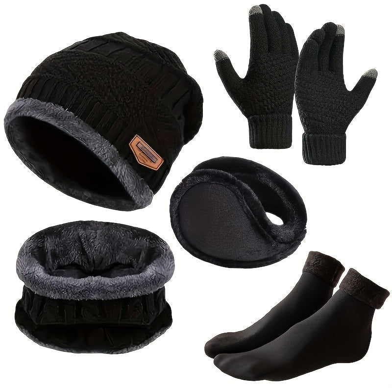 5‑delige Winter Warmte Set met Overlevingset voor Koude Dagen