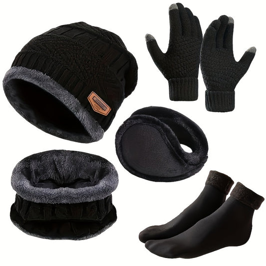 5‑delige Winter Warmte Set met Overlevingset voor Koude Dagen