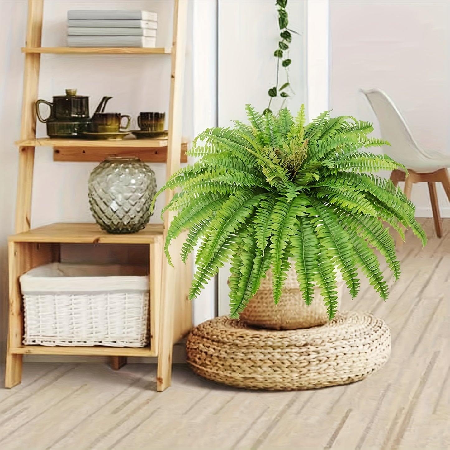 GreenFern Boston Varen – Grote Kunstmatige Plant voor Panelen & Woondecoratie