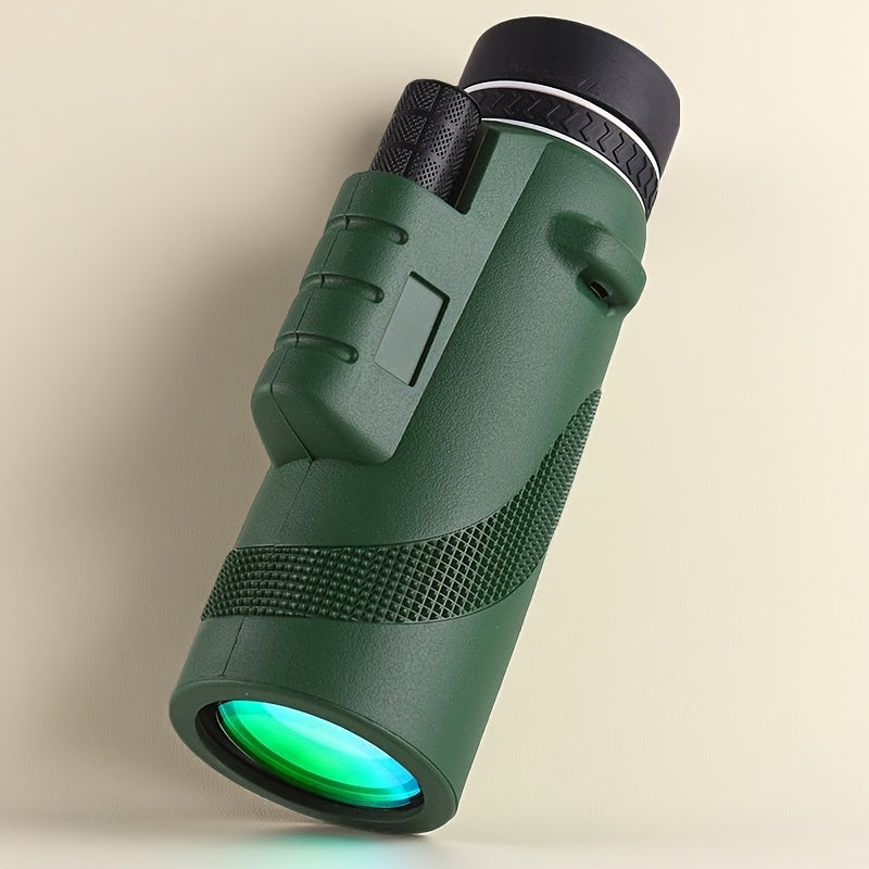 10x50 HD Monoculaire Telescoop met Verrekijker‑functionaliteit voor Outdoor & Reizen