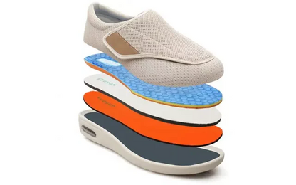 Brede Diabetische Schoenen Voor Comfort Bij Gezwollen Voeten