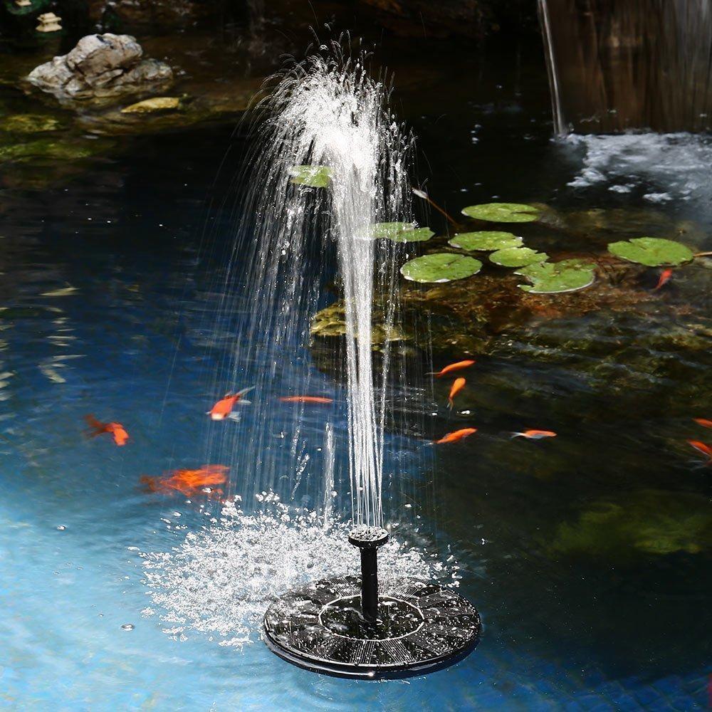 Zonnefontein Met Stil Waterpatroon En Automatische Werking