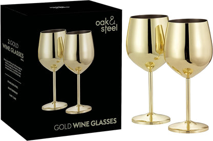 Luxe RVS Wijnglazen Met Elegante Afwerking Voor Stijlvolle Drinkmomenten