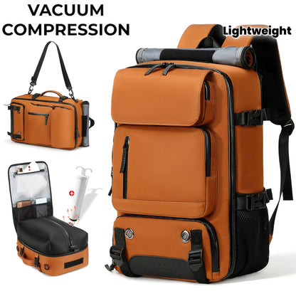 Zakelijke Heren Vacuum Compressie Rugzak met Laptopvak