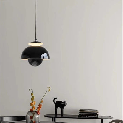 Scandinavische Hanglamp Met Gelaagde Kap En Zachte LED-Verlichting